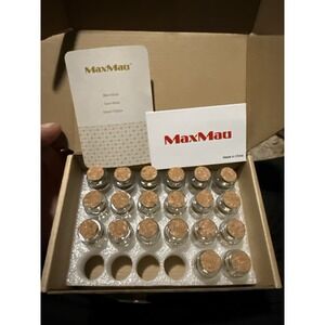 20pcs 10ml Mini Glass Bottles w Cork Stoppers Small Vials DIY Crafts Wedding